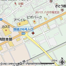 千葉県匝瑳市八日市場イ723周辺の地図