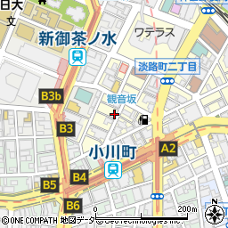 東京都千代田区神田淡路町1丁目周辺の地図