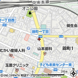 乙幡ビル周辺の地図