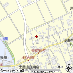 椎名内郵便局周辺の地図