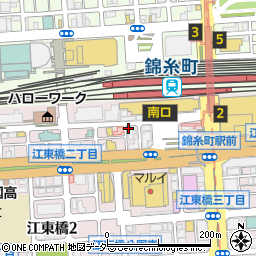 晴れる屋錦糸町店周辺の地図
