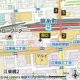 韓国料理 ホンデポチャ 錦糸町駅前店周辺の地図