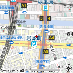 秋葉原昭和通り接骨院周辺の地図