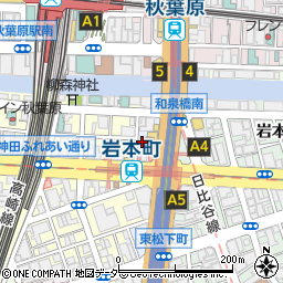 東京都千代田区神田岩本町1-11周辺の地図