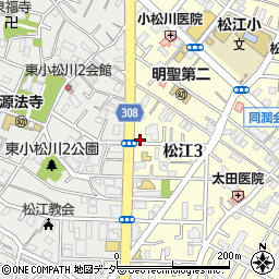 お弁当一番松江店周辺の地図