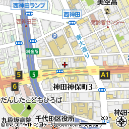 西安麺荘 秦唐記 神保町店周辺の地図