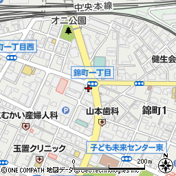 株式会社ラケットショップ　フジ　立川店周辺の地図
