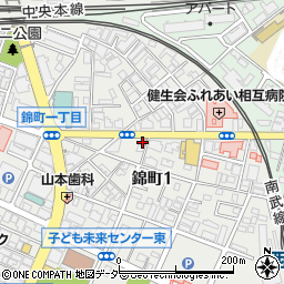 立川錦郵便局 ＡＴＭ周辺の地図