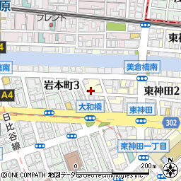 東京都千代田区東神田2丁目2-11周辺の地図