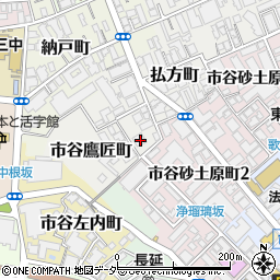 東京都新宿区払方町30周辺の地図