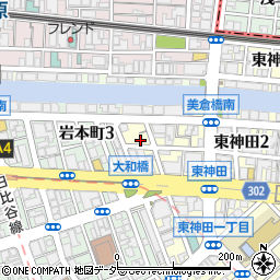 東京都千代田区東神田2丁目2-10周辺の地図