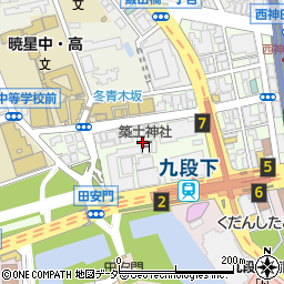 東京都千代田区九段北1丁目周辺の地図