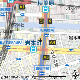 東京都千代田区神田岩本町1-1周辺の地図