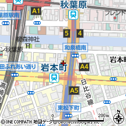 東京都千代田区神田岩本町1-4周辺の地図