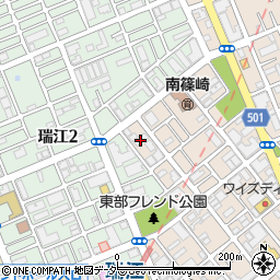 東京都江戸川区南篠崎町3丁目10-11周辺の地図