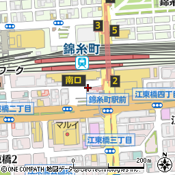 そば処 めとろ庵 錦糸町店周辺の地図