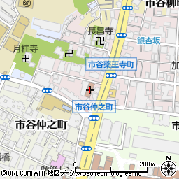 新宿区立薬王寺児童館周辺の地図