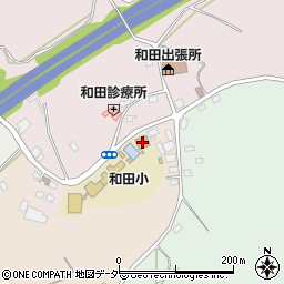佐倉市和田公民館図書コーナー周辺の地図