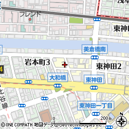 東京都千代田区東神田2丁目2-8周辺の地図