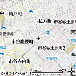 東京都新宿区払方町29周辺の地図