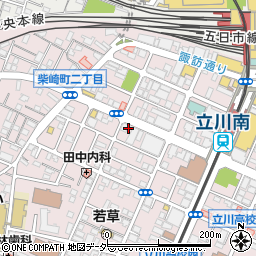 タイムズ立川柴崎町第５駐車場周辺の地図
