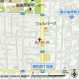 スクールＩＥ東小金井校周辺の地図