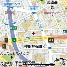とんかつおりべ 神田神保町店周辺の地図