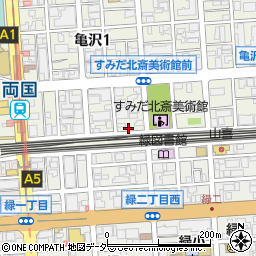 東京都墨田区亀沢1丁目3-18周辺の地図
