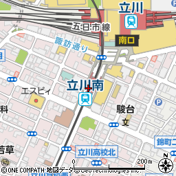 立川南駅周辺の地図