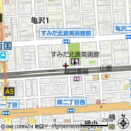 東京都墨田区亀沢1丁目3-15周辺の地図