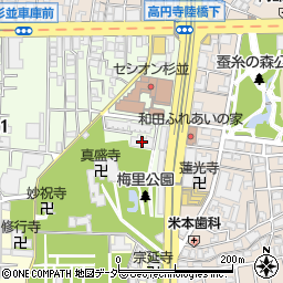 都営高円寺アパート周辺の地図