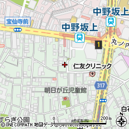 東京都中野区本町2丁目47周辺の地図