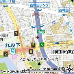 東京都千代田区九段北1丁目1周辺の地図