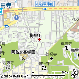 日神パレス新高円寺２周辺の地図