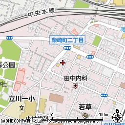東京都立川市柴崎町2丁目10周辺の地図