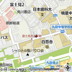 東京都千代田区富士見1丁目11-7周辺の地図
