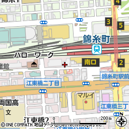 牛角 錦糸町テルミナ店周辺の地図