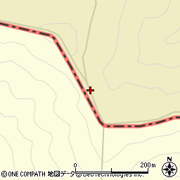 小棡峠周辺の地図