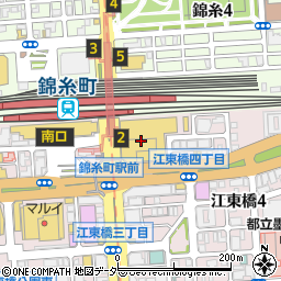 ＴＯＨＯシネマズ錦糸町楽天地周辺の地図
