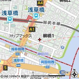 屋形船東京都協同組合　予約デスク周辺の地図