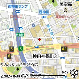 Ｐａｔｉａ神保町店周辺の地図