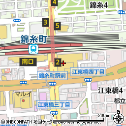 九州魂 錦糸町店周辺の地図