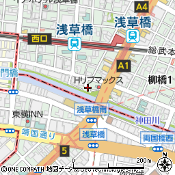 浅草橋三浦屋周辺の地図