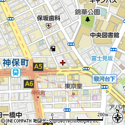 東京都千代田区神田神保町1丁目6周辺の地図