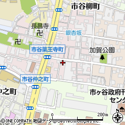 オアーゼ新宿市谷薬王寺周辺の地図