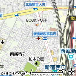 スタジオノード新宿周辺の地図