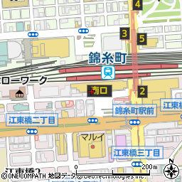 つきじ植むら 錦糸町店周辺の地図
