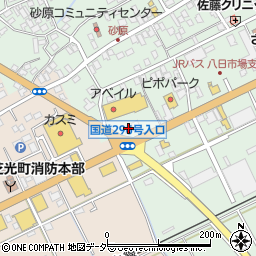 千葉県匝瑳市八日市場イ696周辺の地図