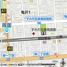 東京都墨田区亀沢1丁目3-2周辺の地図