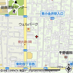 東京都小金井市東町4丁目13-33周辺の地図